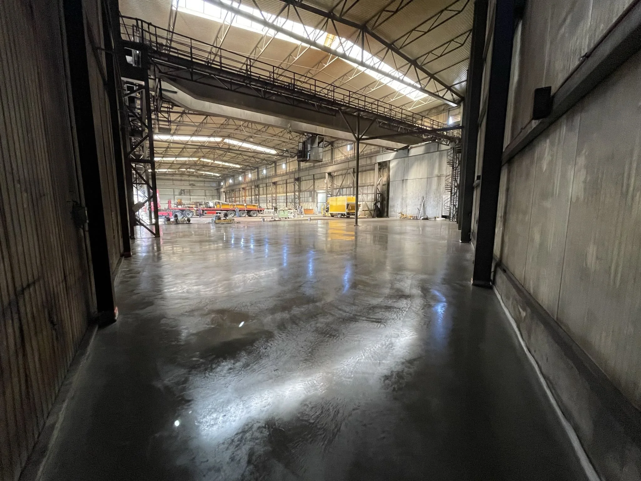 Бетонные промышленные полы - устройство