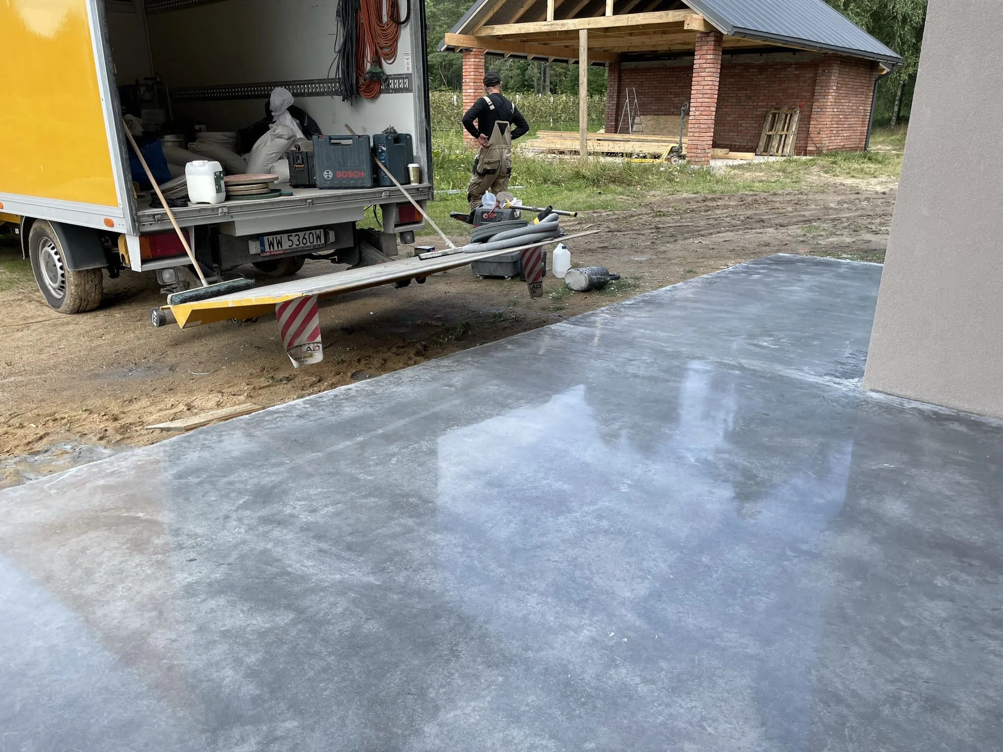 Полированные бетонные полы