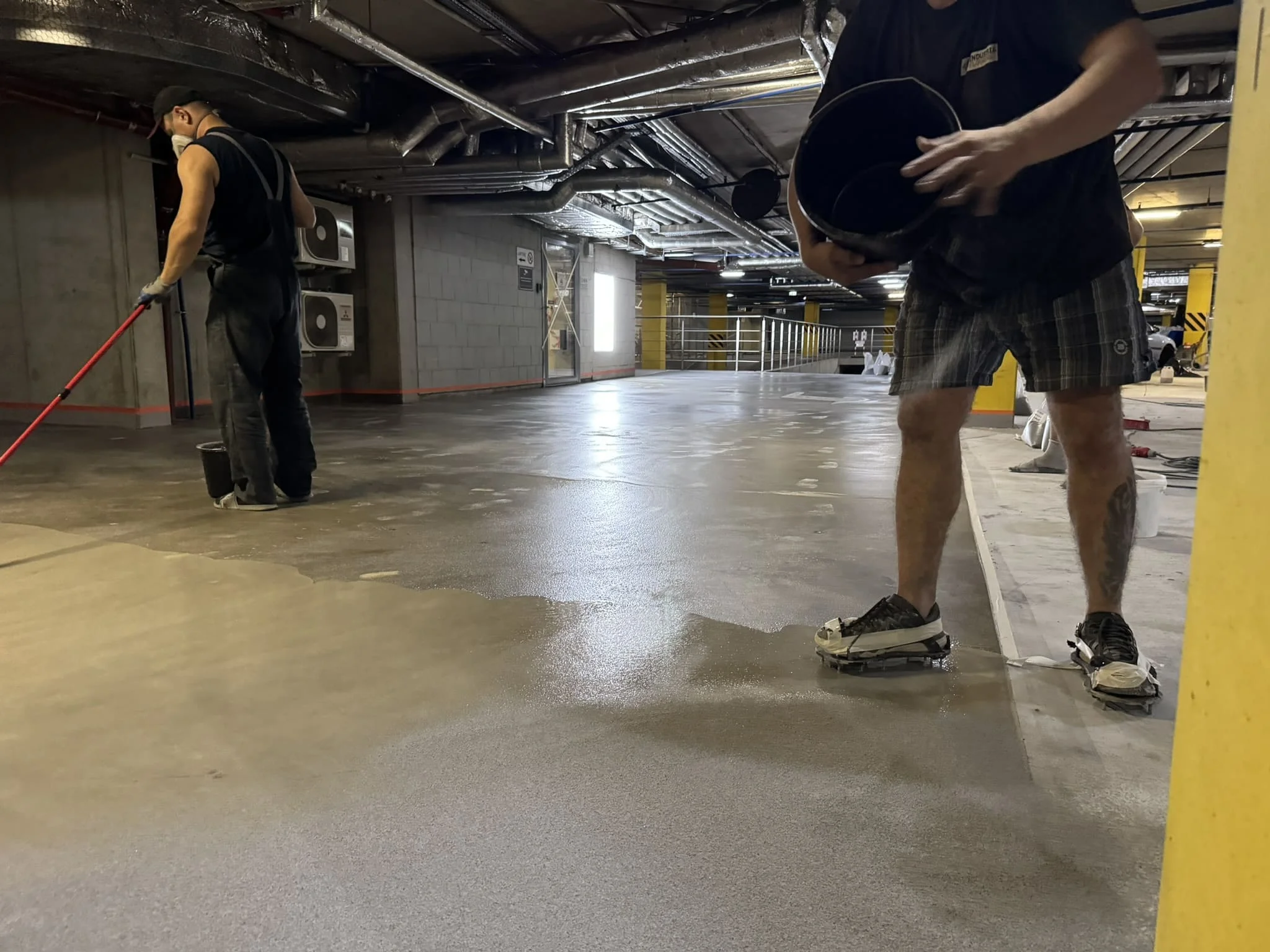 Монтаж метилметакрилатного наливного пола на пищевом производстве