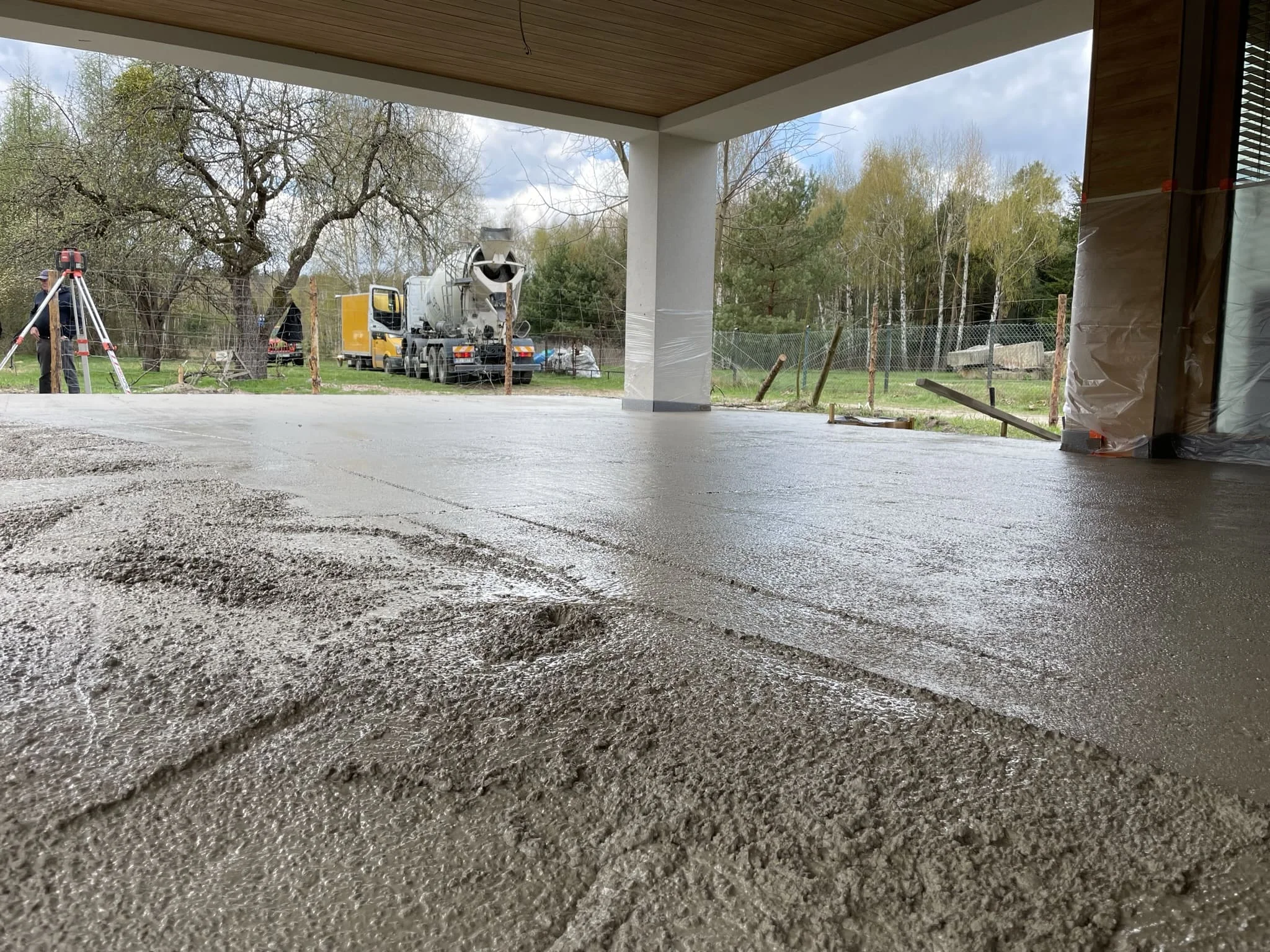 Бетонные полы по грунту